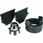 Hexaline eindplaten set met uitloop en bladkorf